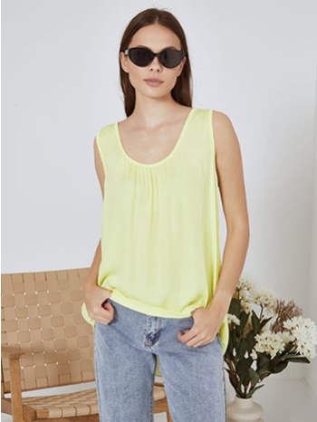 μπλούζα αμάνικη μονόχρωμη sn7587.4205+4