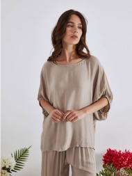 μπλούζα με κουμπί στο ...