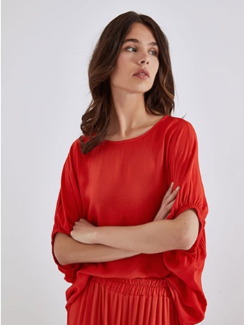 μπλούζα με κουμπί στο πίσω μέρος sn7587.4838+4