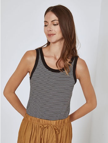 μπλούζα αμάνικη ριγέ sn7693.4567+3