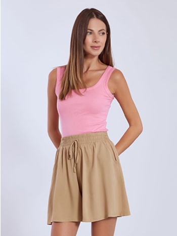 σορτς βαμβακερό ψηλόμεσο sn7591.1441+7