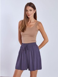 σορτς βαμβακερό ψηλόμεσο ...