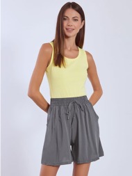 σορτς βαμβακερό ψηλόμεσο ...