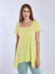 μπλούζα με ασύμμετρο τελείωμα sn9489.4670+1