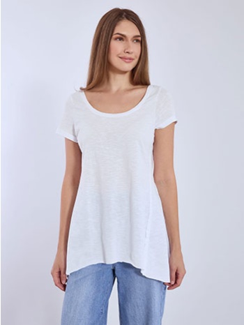 μπλούζα με αφινίριστο τελείωμα sn9489.4957+2