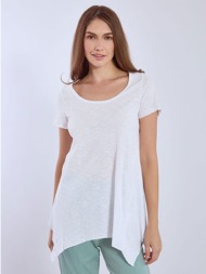 μπλούζα με ασύμμετρο τελείωμα sn9489.4670+3