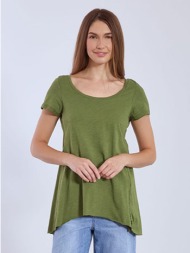 μπλούζα με αφινίριστο τελείωμα sn9489.4957+1