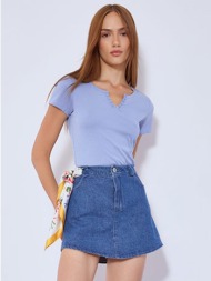 μπλούζα με διακοσμητικά κουμπιά sn9844.4121+9