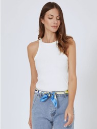 μπλούζα ριπ με halter λαιμόκοψη sn2022.4462+1