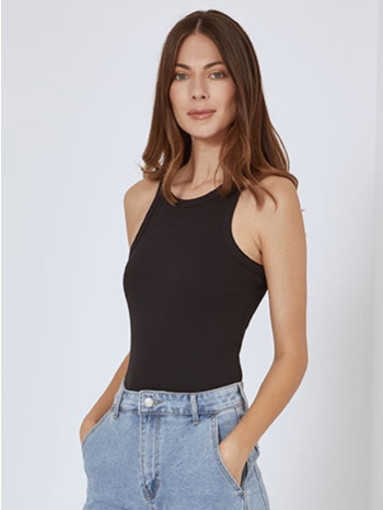 μπλούζα ριπ με halter λαιμόκοψη sn2022.4462+2