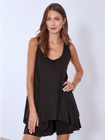 μπλούζα με διακοσμητικές ραφές sn9489.4518+4