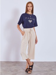 ζιπ κιλότ με κορδόνι ...