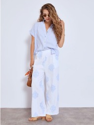 παντελόνα εμπριμέ με ...