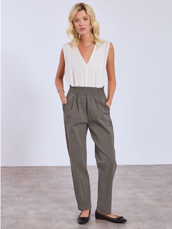 παντελόνι ψηλόμεσο με τσέπες wt7587.1393+2