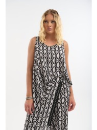 ασύμμετρη μπλούζα με ...