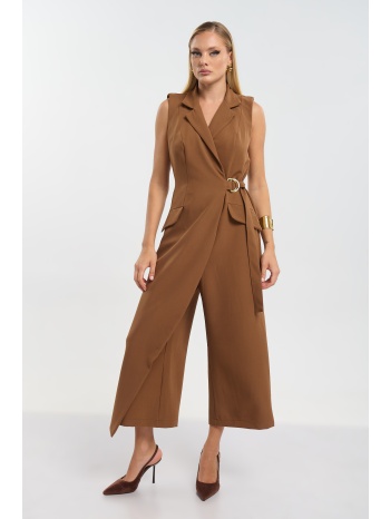 ολόσωμη φόρμα κρουαζέ με ζώνη kellys