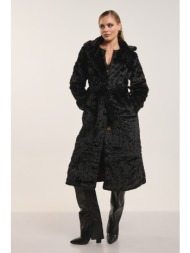 παλτό μακρύ eco-fur με ...