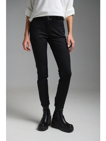 παντελόνι με διακριτικό λούρεξ & ζώνη σε προσφορά