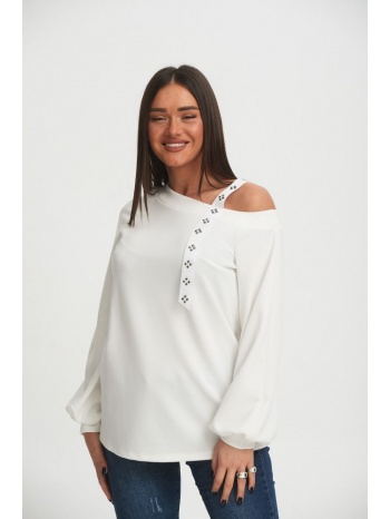 μπλούζα φούτερ μακρυμάνικη με λωρίδα με τρουκς σε προσφορά
