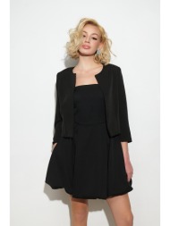 σακάκι crop μπολερό με ...