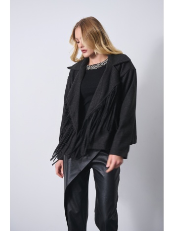 jacket κοντό με κρόσια σε προσφορά