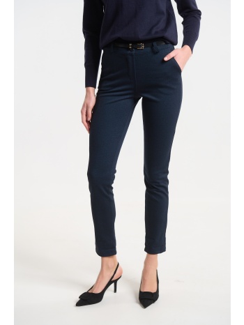 παντελόνι slim fit με ζώνη & ελαστικό ύφασμα σε προσφορά