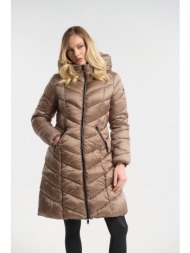 μπουφάν μακρύ puffer με ...