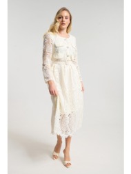 φόρεμα δαντέλα με πέρλες ...