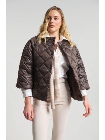 μπουφάν καπιτονέ 3/4 μανίκι με κρυφές τσέπες σε προσφορά