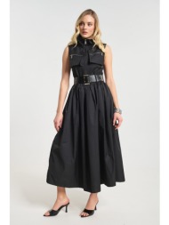 φόρεμα maxi με ζώνη  ...