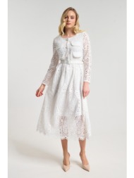 φόρεμα δαντέλα με πέρλες ...