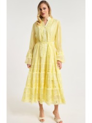 φόρεμα μάξι με δαντέλα  ...