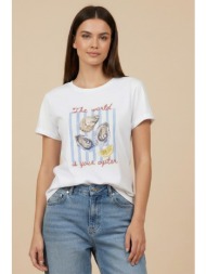 t-shirt με τύπωμα και ...