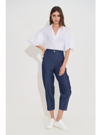 παντελόνι τζιν tailored cropped dejavu