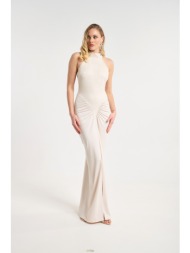 φόρεμα maxi halter με ...