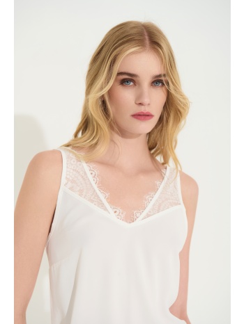 τοπ satin lingerie με δανδέλα dejavu