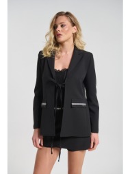 σακάκι με στρας και open back kellys