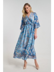 φόρεμα maxi με λαχούρια ...