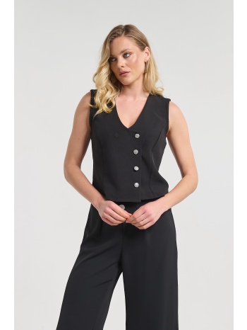 γιλέκο με άνοιγμα και στρας στην πλάτη kellys σε προσφορά