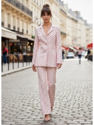 σακάκι πουά με κουμπιά dejavu