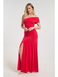 φόρεμα maxi off shoulder ...