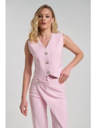 γιλέκο με δανδέλα & στρας dejavu