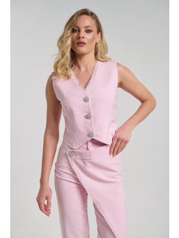 γιλέκο με δανδέλα & στρας dejavu