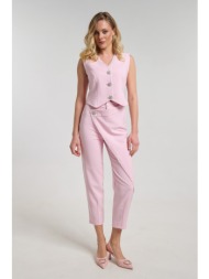 παντελόνι φάκελος με δαντέλα και στρας dejavu