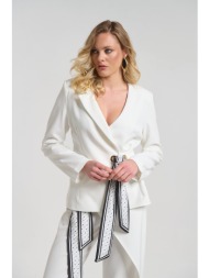 σακάκι με διακοσμητικό φουλάρι dejavu