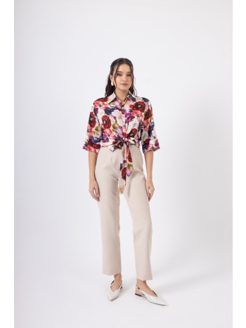 παντελόνι υφασμάτινο slim fit open