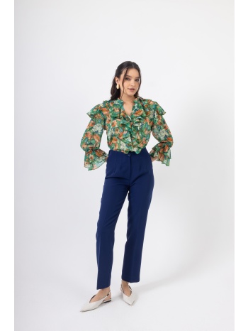 παντελόνι υφασμάτινο slim fit open