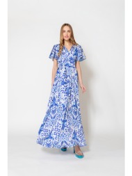 φόρεμα maxi με λαχούρια ...