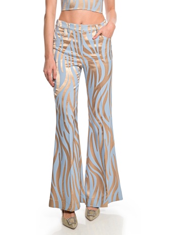 παντελόνι wecoss satin με print