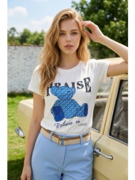 t-shirt με print ...